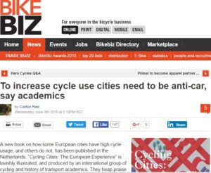 Book review Cycling Cities: the European Experience