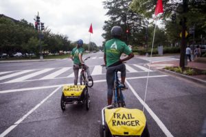 WAPO. Two-wheeled ambassadors in the bikeable city. Photo: Washington Post