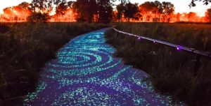 Eindhoven-Nuenen Starry Night Bike Path, Homage to Vincent Van Gogh